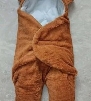 Cute Baby Blanket ( Brown ) Bangla