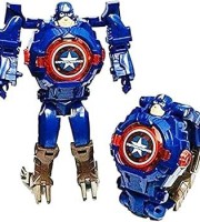 Captain America Projector Watch & Transformer Robot
